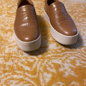 Vince leather platform sneakers